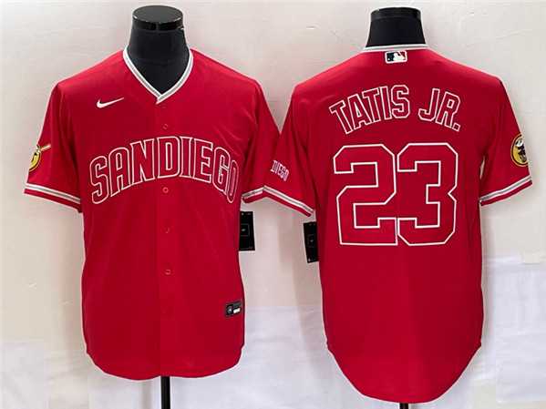 Men%27s San Diego Padres #23 Fernando Tatis Jr. Red Cool Base Stitched Baseball Jersey->san diego padres->MLB Jersey